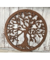 Tree of Life hout wand of raam ornament 55cm